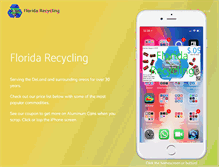 Tablet Screenshot of florida-recycling.com